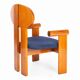 Wooden armchair from the 1980s, originally from the Tatra Museum