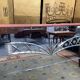 Miroir de brasserie ou bistrot 1970
