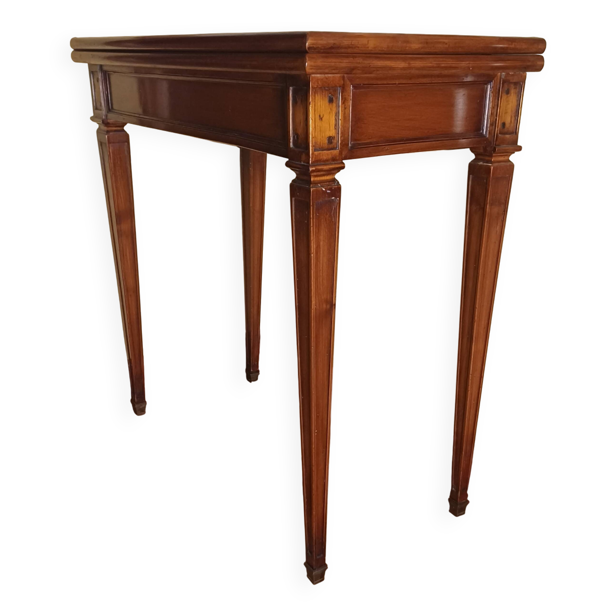 Table de jeux escamotable Louis Philippe
