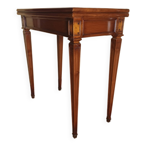 Table de jeux escamotable - louis philippe