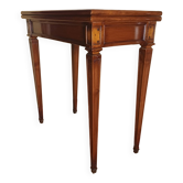 Folding game table Louis Philippe