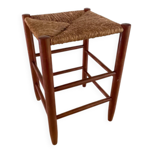 TABOURET paille VINTAGE