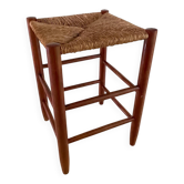 VINTAGE Straw Stool