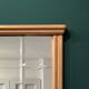 Vintage Mirror with Carved Wooden Frame