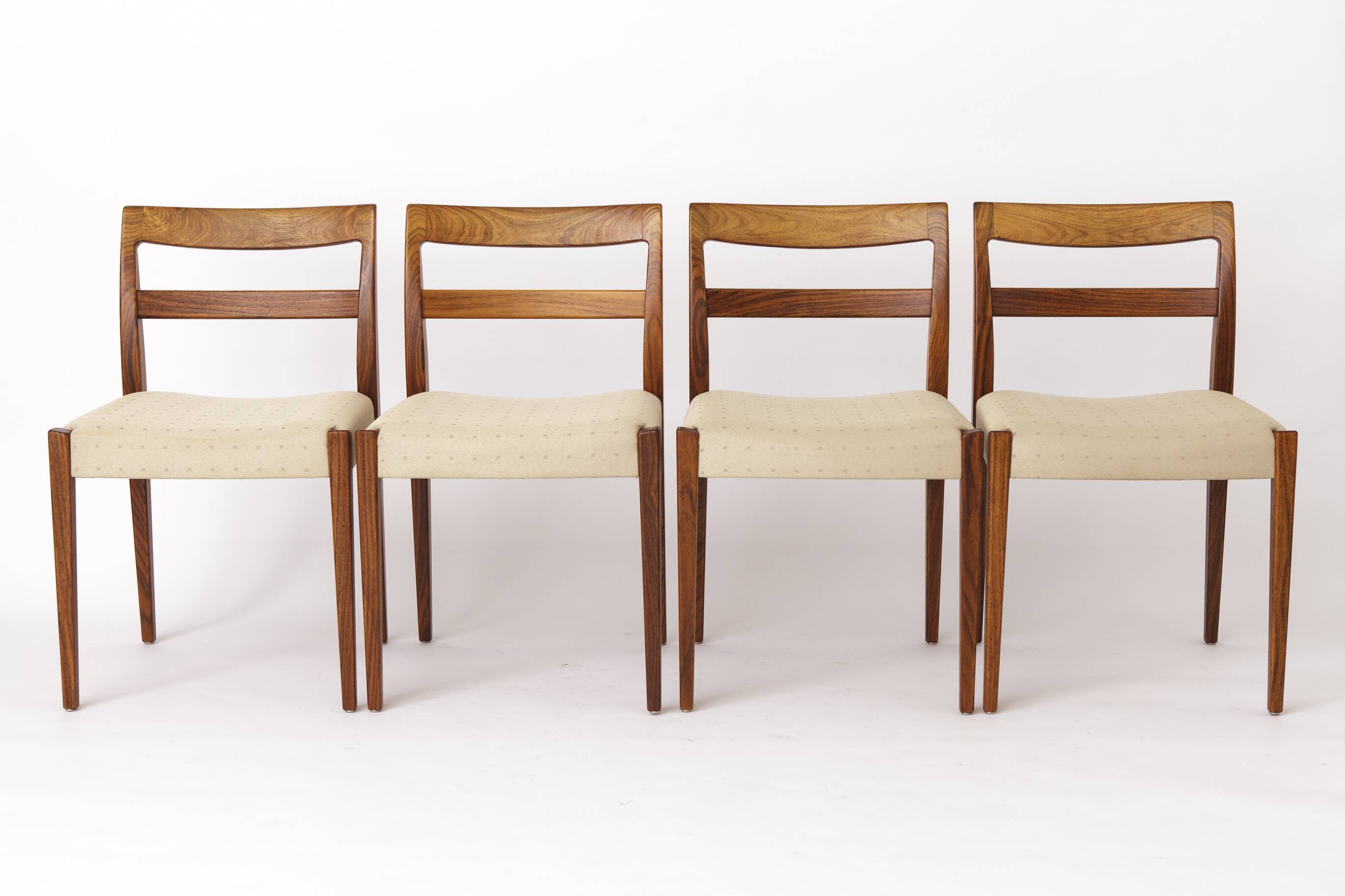 Set of 4 Swedish Mid-Century Modern Chairs by Troeds, Nils Jonsson Design