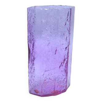 Brutalist Alexandrite Glass Vase 1960s