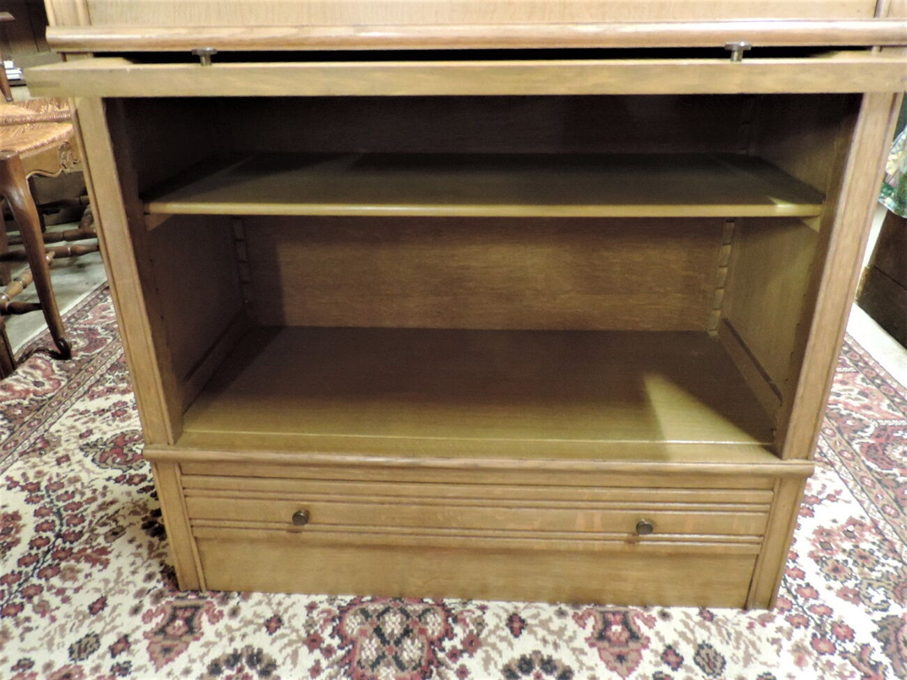 rabies furniture M D in oak 1970