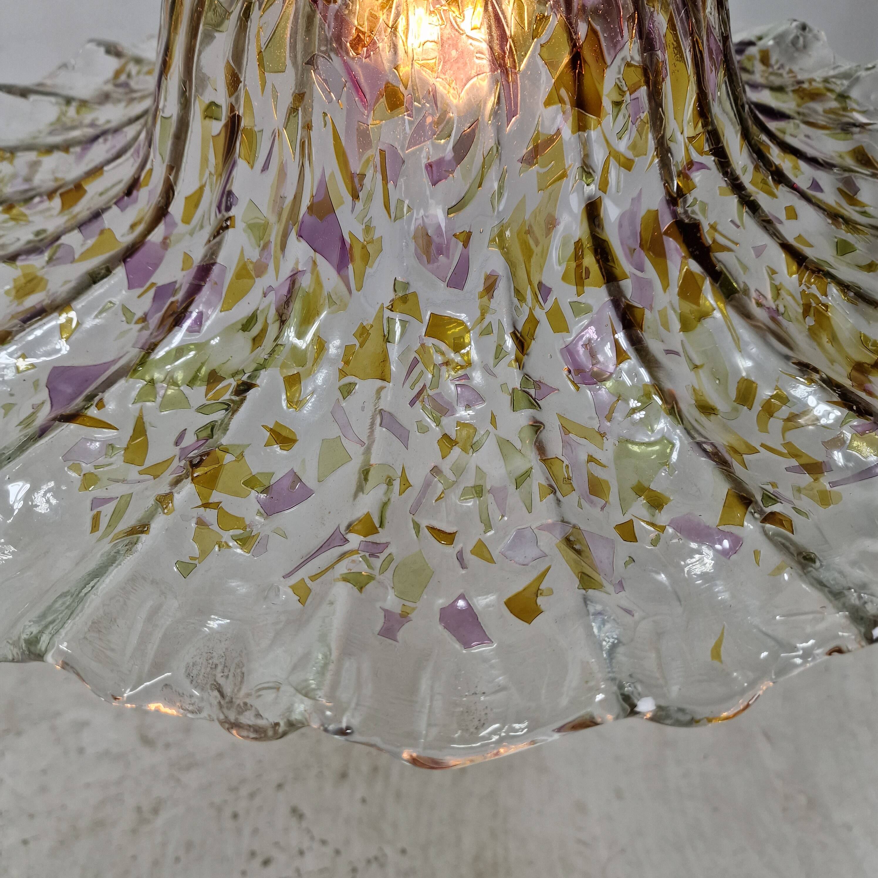 Murano Glass Pendant Lamp by "La Murrina", Italy 1980s