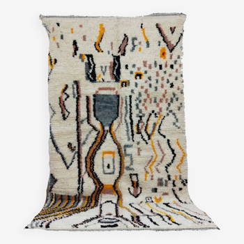 Handmade moroccan berber rug 240 x 134 cm