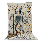 Tapis berbère marocain artisanal fait main 240 x 134 cm