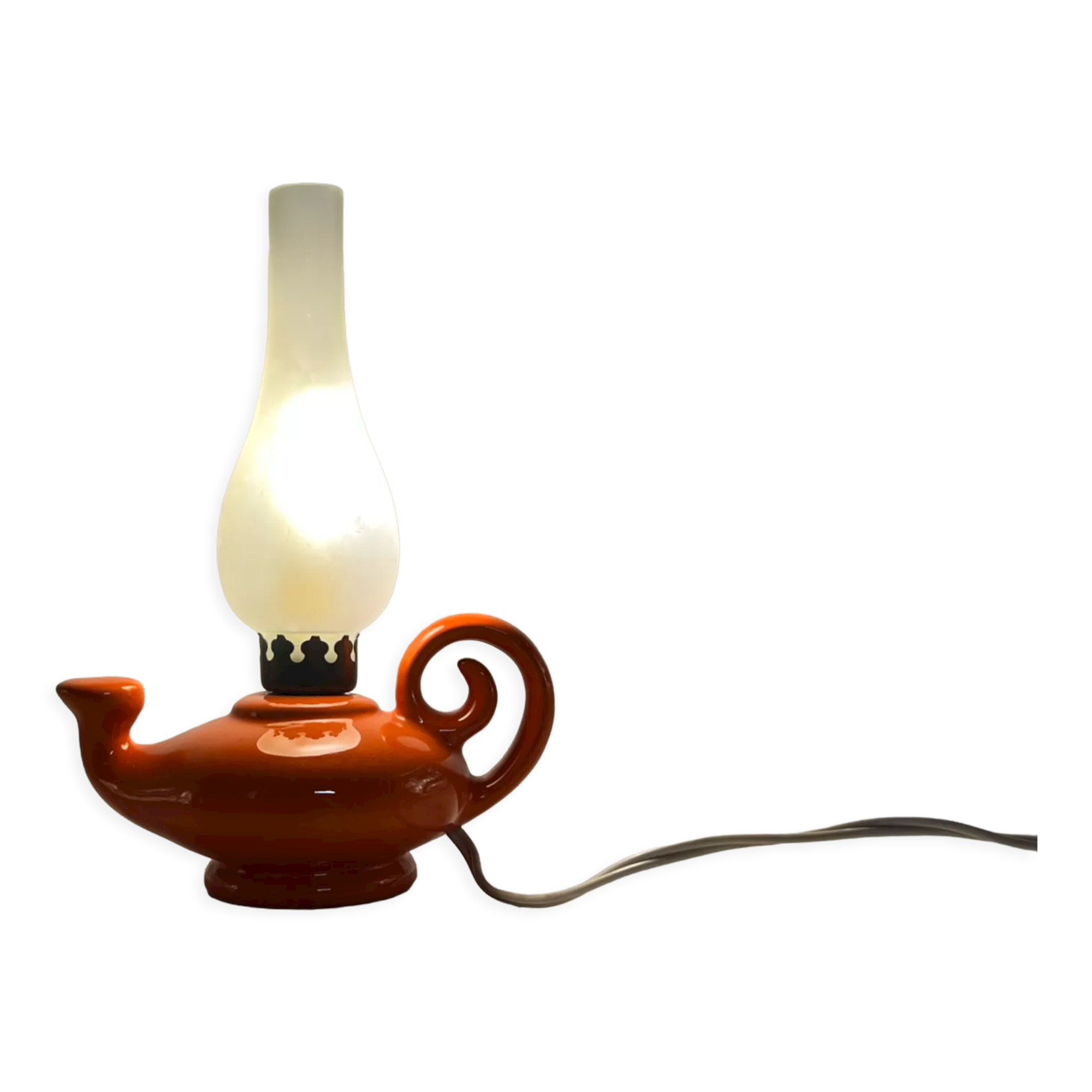 Vintage ceramic lamp, made in italy 1960