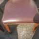 Lot of leather and vintage wood chairs