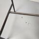 Bureau vintage formica et métal caisson deux tiroirs