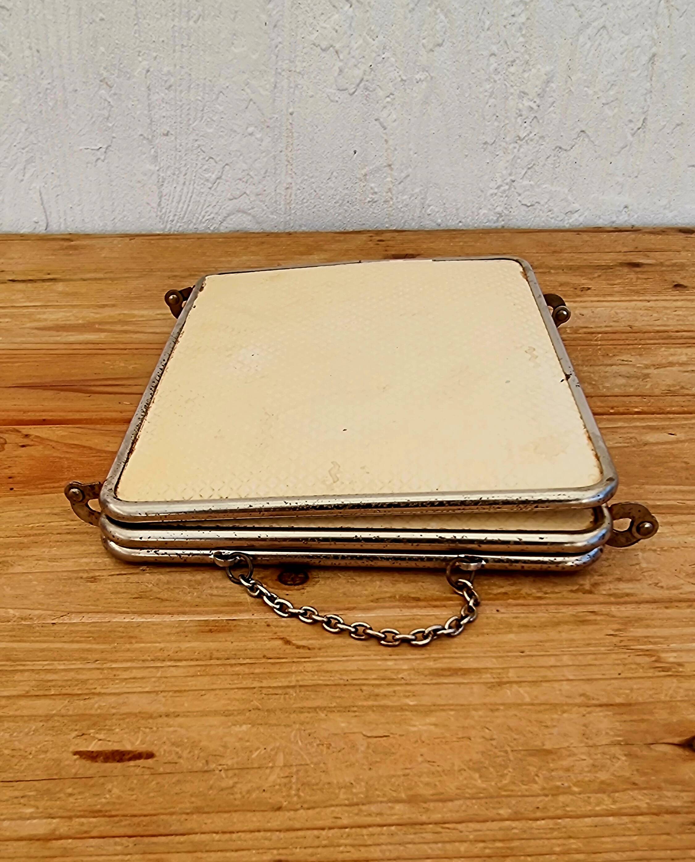 Miroir triptyque pliant vintage