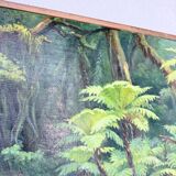 Oil painting "jungle" forest landscape