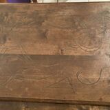 Set of 4 art nouveau side tables