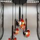 Vintage Cascade Pendant Light • Massive • Space Age • 1960