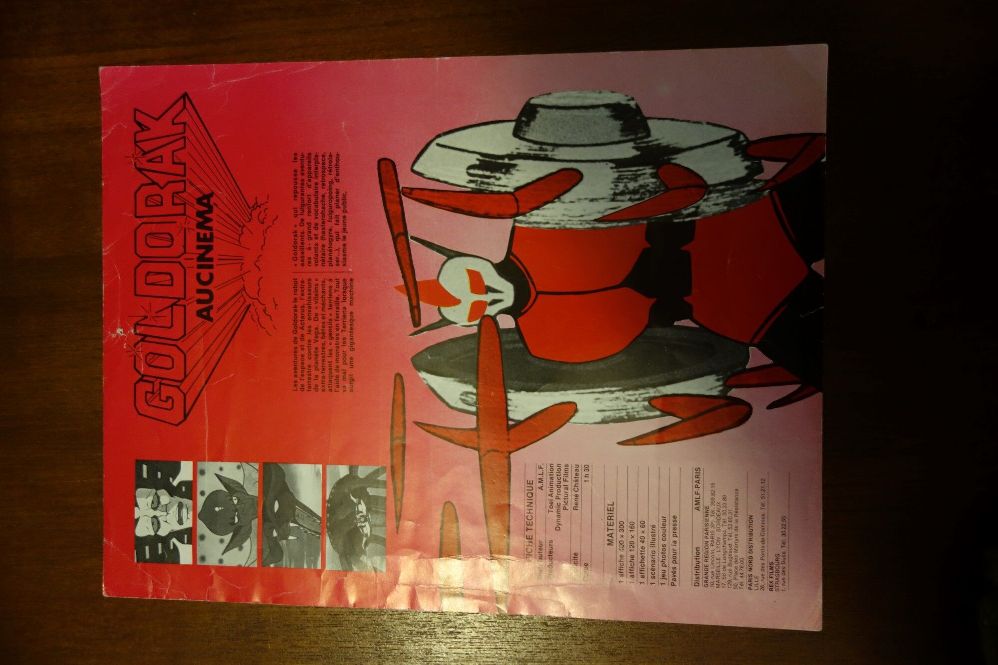 Poster of movie - film jacques canestrier goldorak - 80s