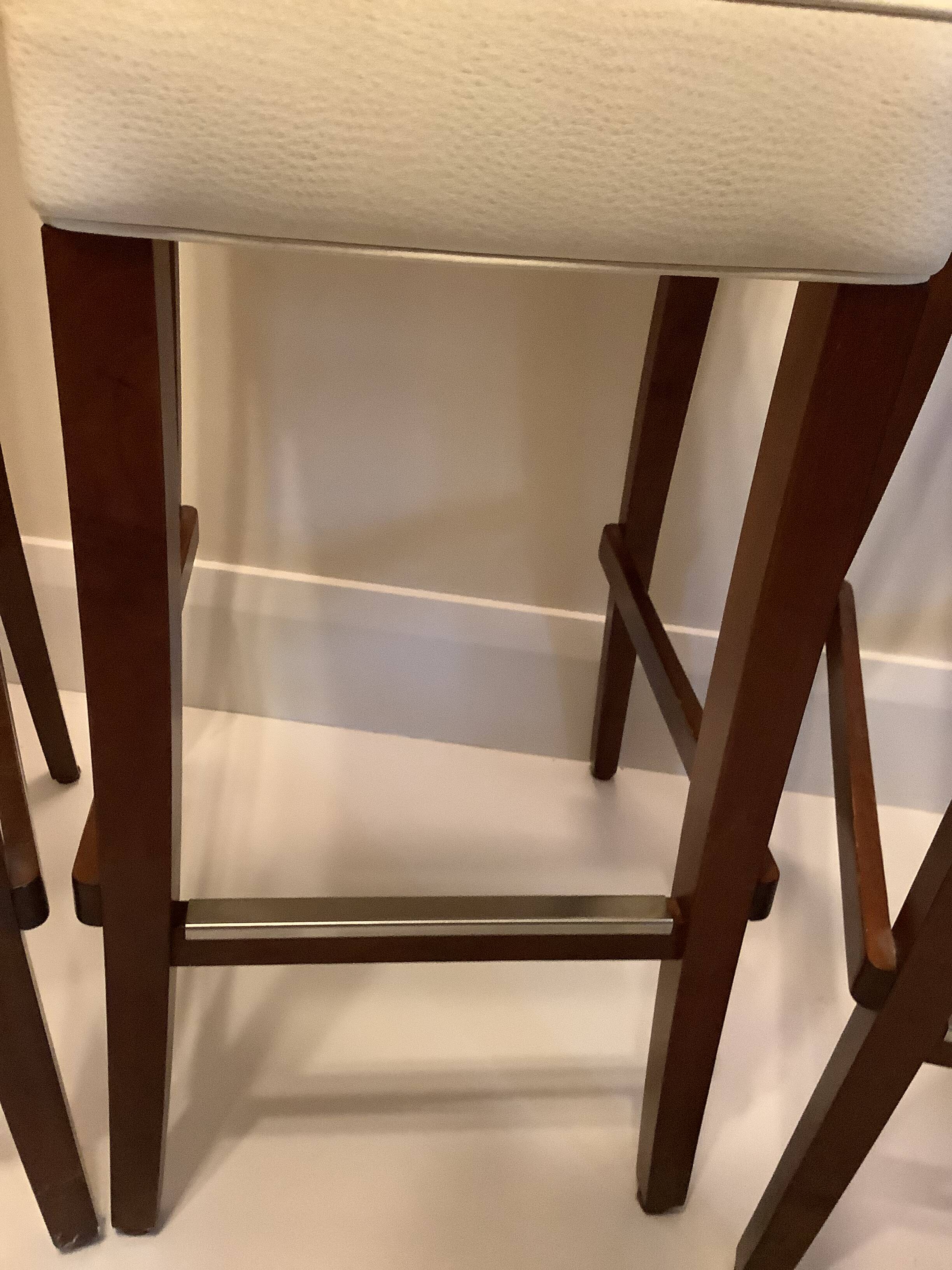 Table Haute Marbre Carrara + 5 Tabourets "Neoz" par Philippe Starck /Draide