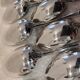 12 silver plated soup spoons by Christofle Marly, 20.6 cm