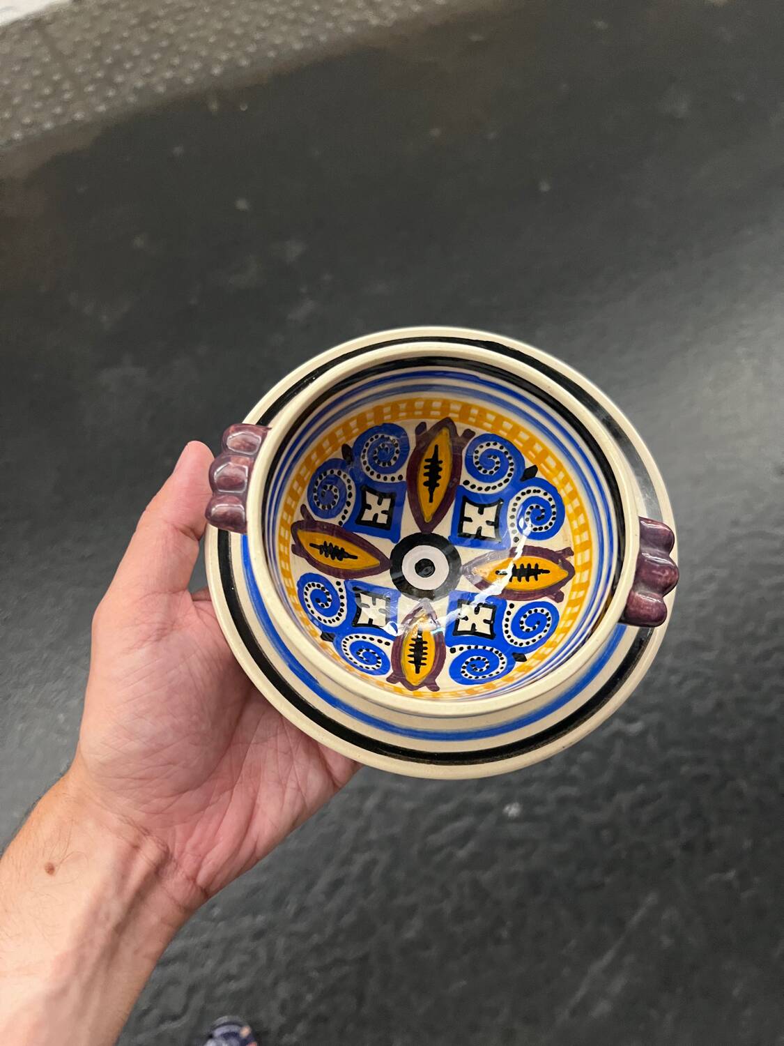 Henriot Quimper - bowl and its saucer