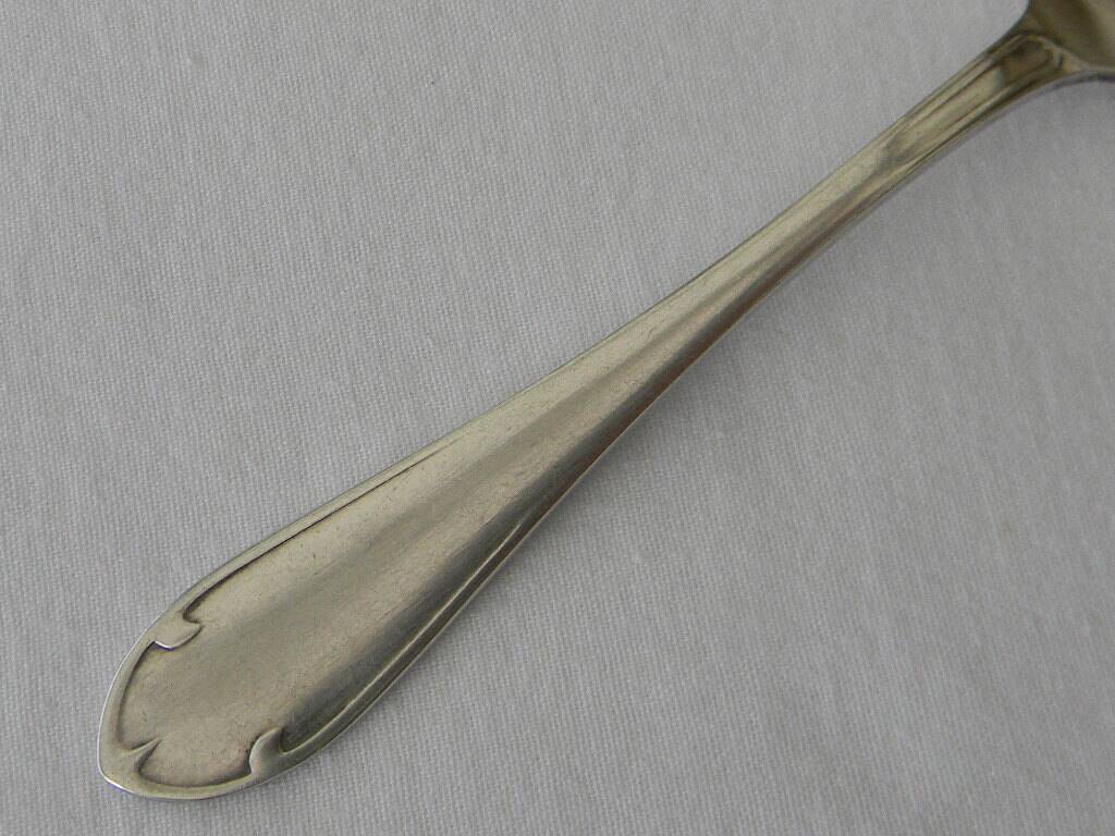12 silver-plated metal teaspoons by ercuis.