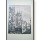 Printed in 1906, Saint-Pierre Church, Caen.