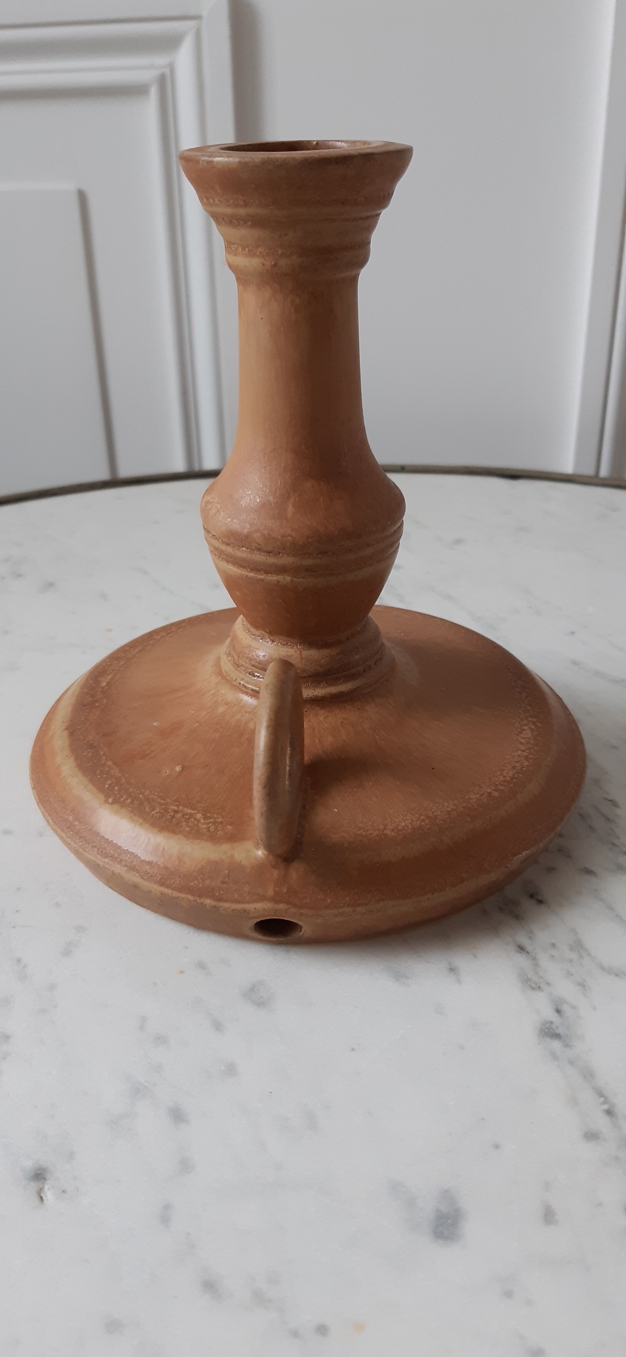 Rhodaceram sandstone candle holder