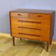 Commode en Teck de Ejvin Johansson Édition Gern Mobelfabrik 1960