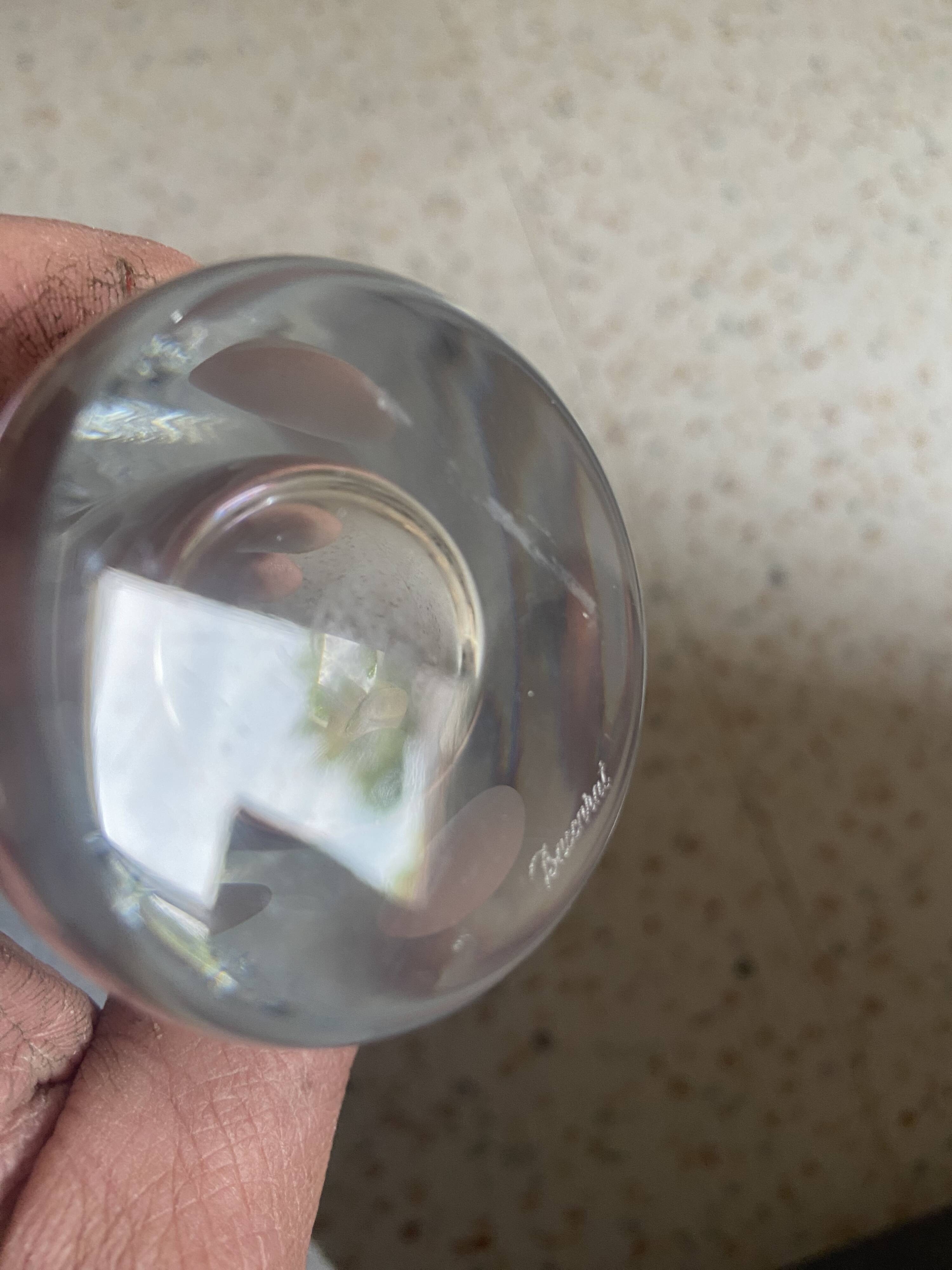 Baccarat Vase Soliflore Crystal Model Passion Clown Bubble Decor Super