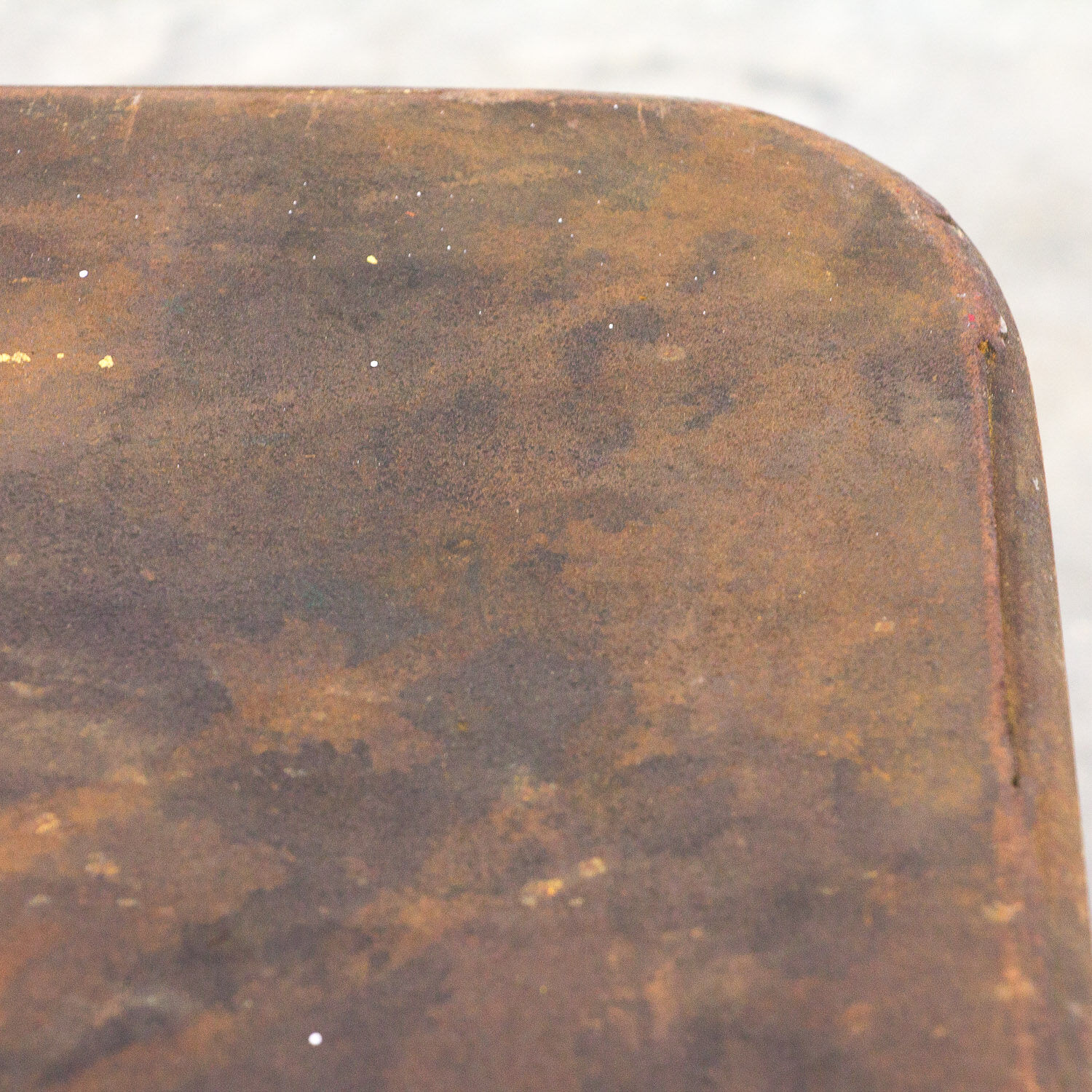 Industrial metal coffee table