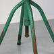 Set of 2 industrial mint green swivel chairs, 1960
