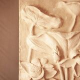 Bas relief fleurs