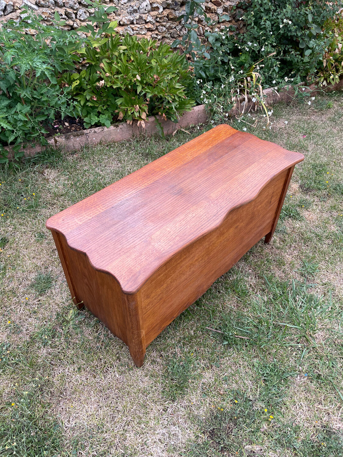 Vintage oak chest 1960