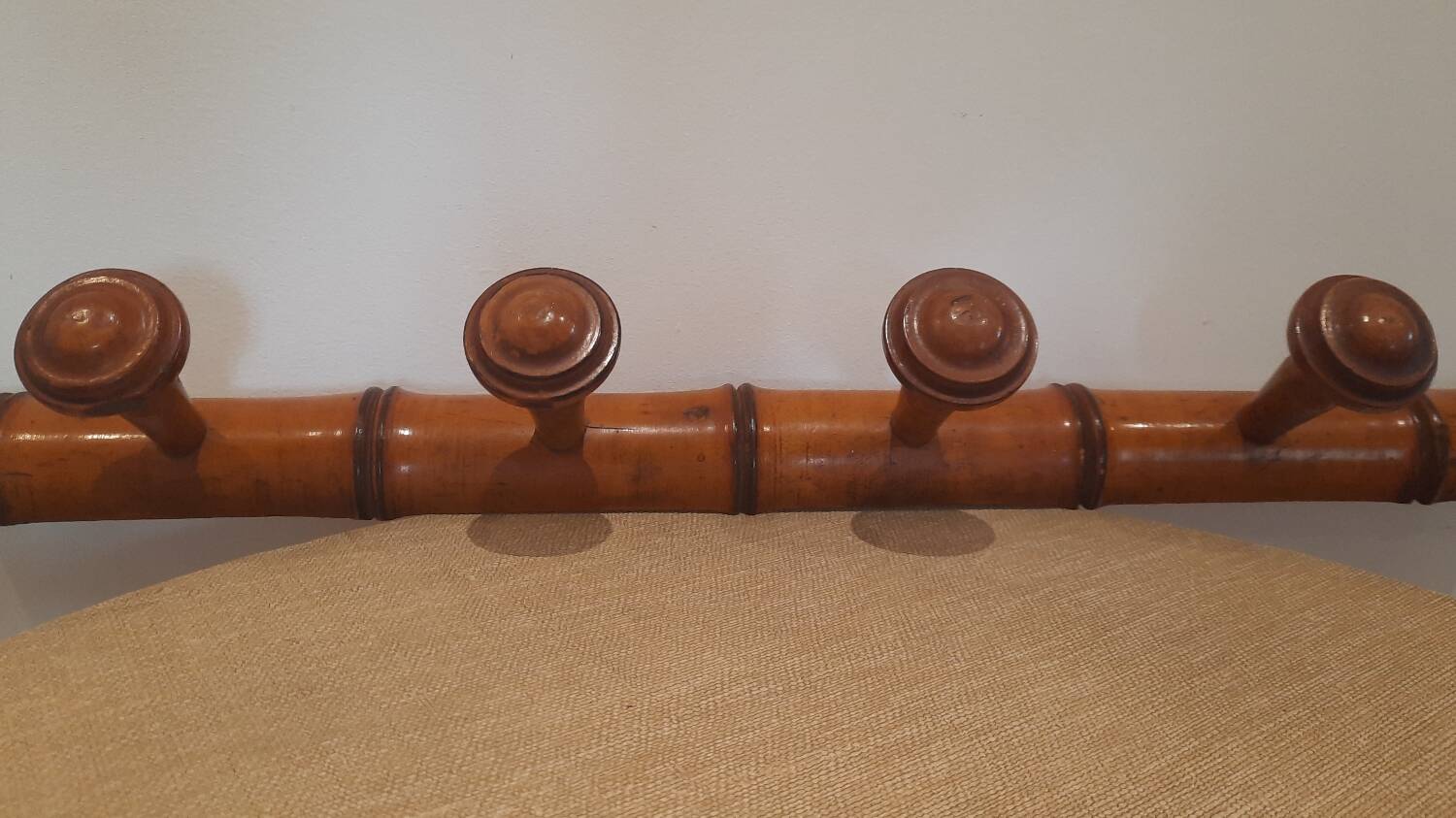 Vintage wooden coat hook