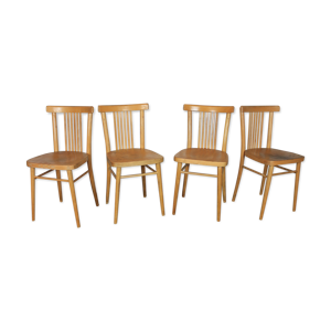 set de 4 chaises bistrot