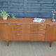 Enfilade anglaise en teck par Sutcliffe
