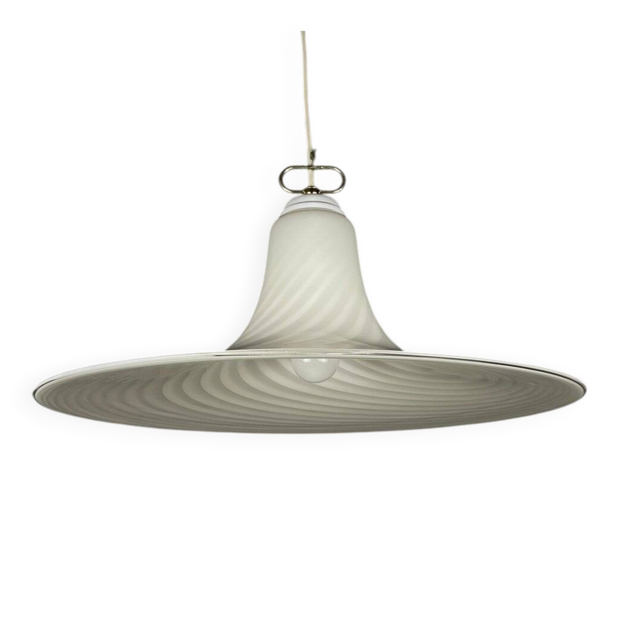 Murano glass pendant lamp Tourbillon by Vetri Murano, Italy, 1970s