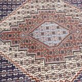 Fully handmade wool prayer rug