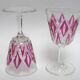 6 red wine glasses VMC Reims Harlequin