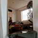 Vintage mirror in gilded brass and smoked glass. circa 1970