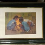 Louis Toffoli lithograph 34.5 x 24