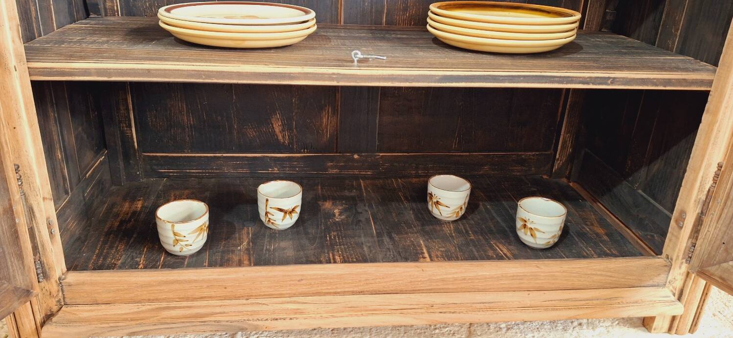 Antique two-body sideboard