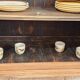 Antique two-body sideboard