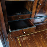 Secretaire of mahogany with inlaid wood, 1840s