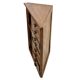 Wooden corner cabinet with 8 drawers
