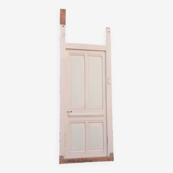 Door 81.2x212 and frame, old wooden communication frame