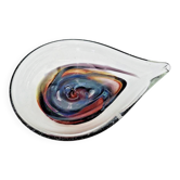 Hand-blown glass trinket dish