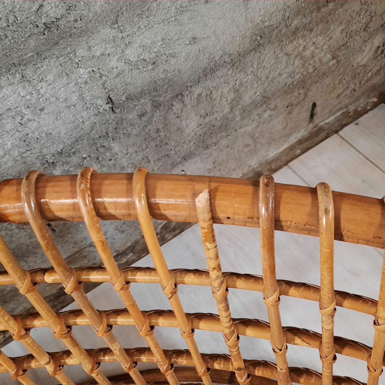 Living room - sofa, pair of armchairs - bamboo