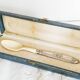 Silver and "horn" porridge spoon